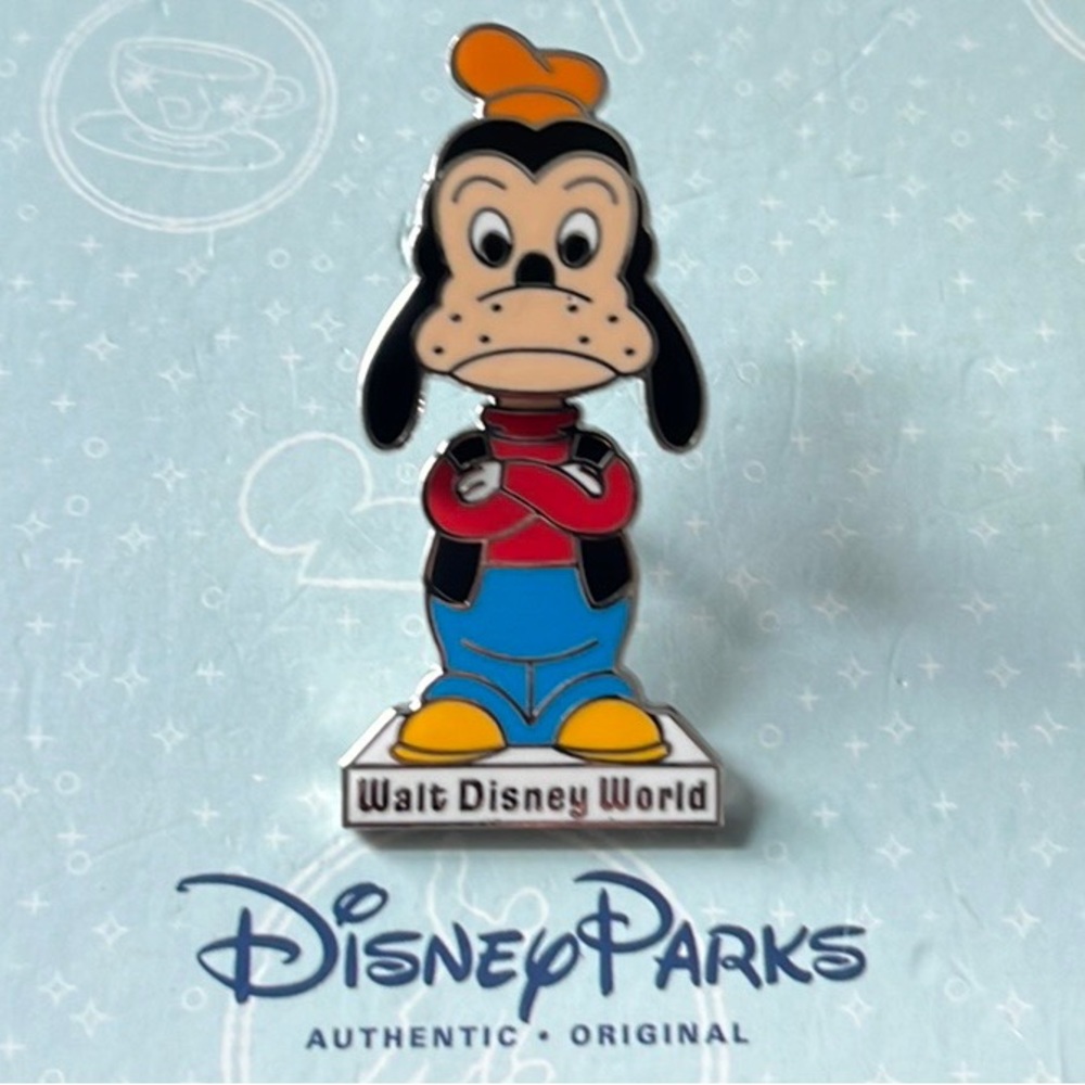 Disney Parks Vault Collection Goofy Booblehead Pin from Disney 50th Anniversary